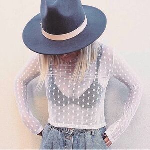 Nwt Lack Of Color “The Rocco” Wool Hat Gray